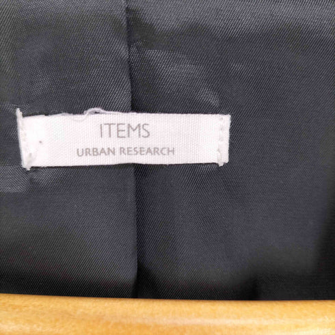アイテムズアーバンリサーチ ITEMS URBAN RESEARCH lamb leather ラムレザーダブルライダースジャケット レディース S