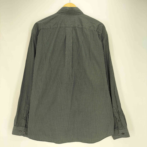 エディーバウアー Eddie Bauer 00S 白タグ WRINKLE RESISTANT グラフチェック B/D L/S シャツ メンズ import:XL