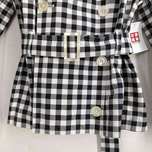 ローレンラルフローレン LAUREN RALPH LAUREN ギンガムチェック柄 トレンチコート レディース import:L