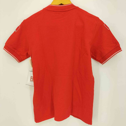 フィラ FILA イタリア製 フェラーリ パッチ モックネック 半袖Tシャツ レディース JPN:M