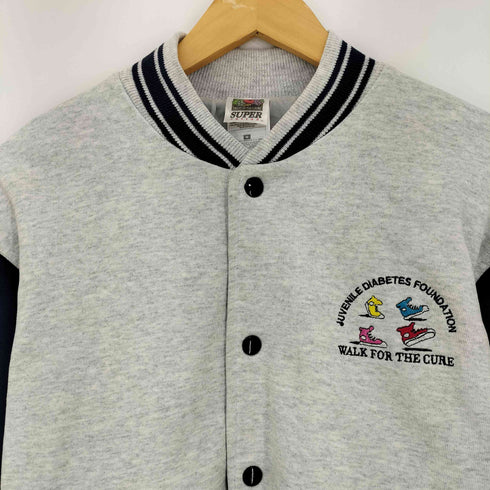 90-00S FRUIT OF THE LOOMボディ Juvenile Diabetes Foundation イベント スウェットスタジャン メンズ import:M