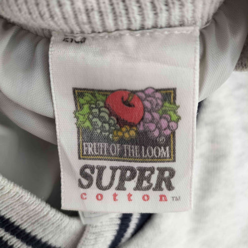90-00S FRUIT OF THE LOOMボディ Juvenile Diabetes Foundation イベント スウェットスタジャン メンズ import:M