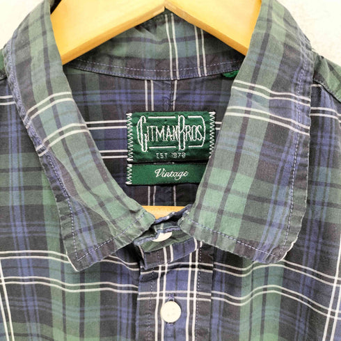 ギットマンブラザーズ GITMAN BROS. vintage チェック柄ボタンシャツ メンズ