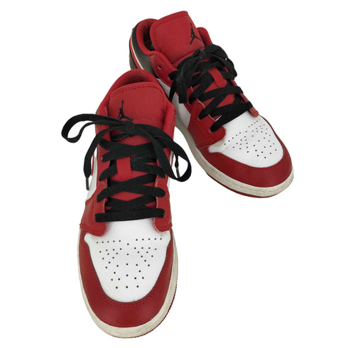 ジョーダンブランド JORDAN BRAND GS Air Jordan 1 Low White/Gym Red/Black レディース JPN:24