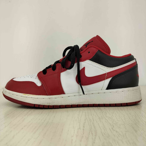 ジョーダンブランド JORDAN BRAND GS Air Jordan 1 Low White/Gym Red/Black レディース JPN:24