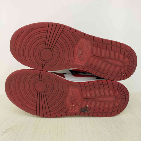 ジョーダンブランド JORDAN BRAND GS Air Jordan 1 Low White/Gym Red/Black レディース JPN:24