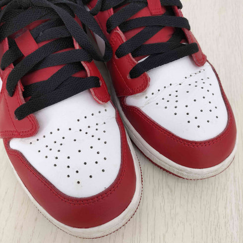 ジョーダンブランド JORDAN BRAND GS Air Jordan 1 Low White/Gym Red/Black レディース JPN:24