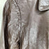 P pig leather ピッグレザー比翼ステンカラーコート メンズ