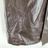 P pig leather ピッグレザー比翼ステンカラーコート メンズ