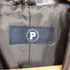 P pig leather ピッグレザー比翼ステンカラーコート メンズ