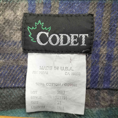 CODET ブリーチネルシャツ メンズ import:XL