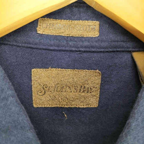 セントジョンズベイ STJOHNS BAY CHAMOIS CLOTH シャモアクロスシャツ メンズ import:L