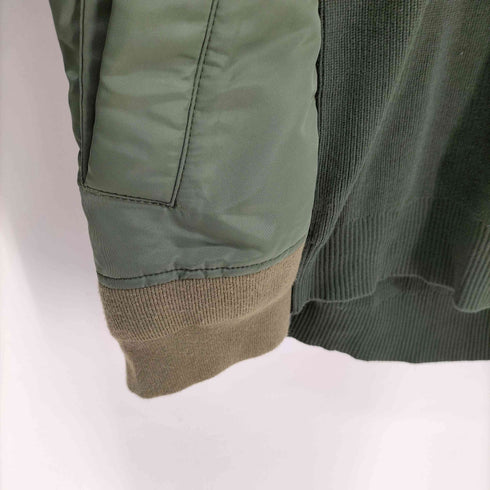 サカイ Sacai MA-1ドッキング モックニット コットン メンズ JPN:3