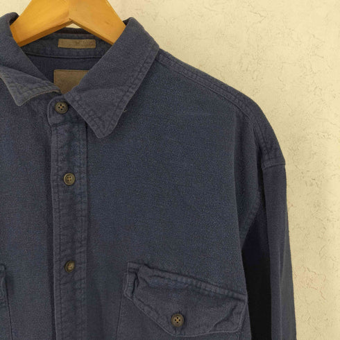 セントジョンズベイ STJOHNS BAY 90-00s CHAMOIS CLOTH シャモアクロスシャツ メンズ import:L