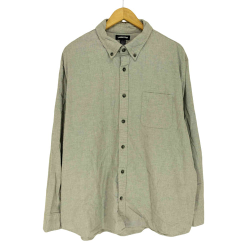 ランズエンド LANDS END シャモアクロスボタンダウンシャツ メンズ import:XXL