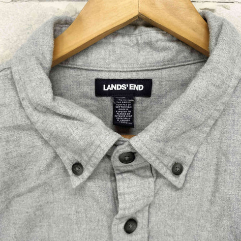 ランズエンド LANDS END シャモアクロスボタンダウンシャツ メンズ import:XXL