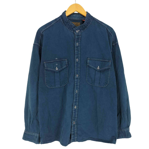 バンドカラーシャツ メンズ import:XL