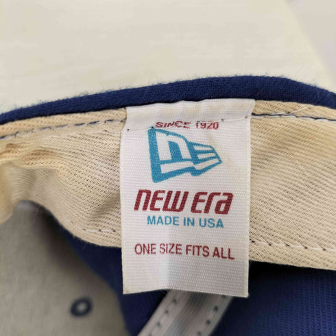ニューエラ NEW ERA 90-00S USA製 ロゴ刺繍 バイカラー スナップバック ベースボールキャップ メンズ ONE SIZE