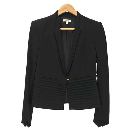 ヘルムートラング HELMUT LANG プリーツ デザイン フック ショート クロップド テーラード ジャケット レディース 2