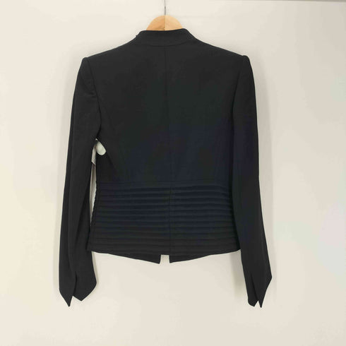 ヘルムートラング HELMUT LANG プリーツ デザイン フック ショート クロップド テーラード ジャケット レディース 2