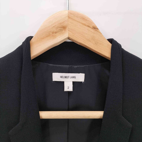 ヘルムートラング HELMUT LANG プリーツ デザイン フック ショート クロップド テーラード ジャケット レディース 2