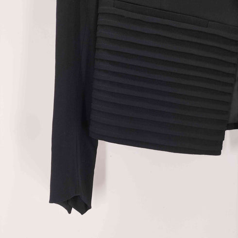 ヘルムートラング HELMUT LANG プリーツ デザイン フック ショート クロップド テーラード ジャケット レディース 2