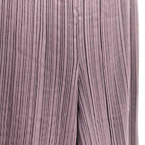 イッセイミヤケ ISSEY MIYAKE 00S 09AW 銀タグ プリーツ フレア パンツ レディース JPN:2