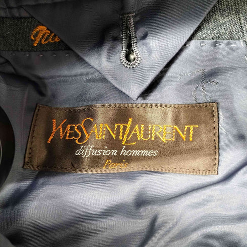 イヴサンローラン Yves Saint Laurent 80-90S OLD ウール テーラード ジャケット メンズ JPN:2