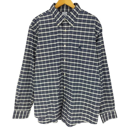ブルックスブラザーズ BROOKS BROTHERS ギンガムチェック BD L/S シャツ メンズ import:XL