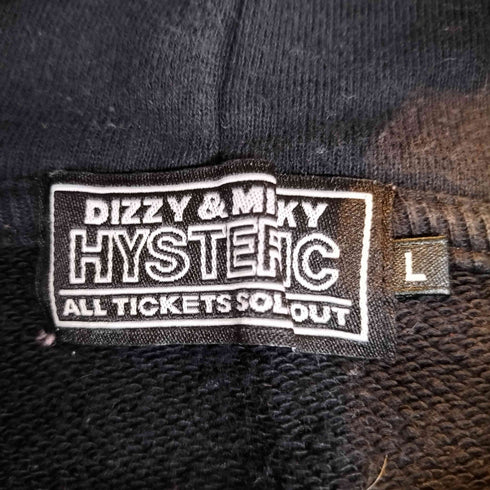 ヒステリックグラマー HYSTERIC GLAMOUR HG CIRCLE HEAD ZIP PARKA サークル ヒスガール ジップ フーディー パーカー メンズ JPN:L