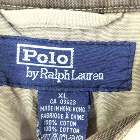 ポロバイラルフローレン Polo by RALPH LAUREN 90s 香港製 裏地チェック スウィングトップ メンズ XL