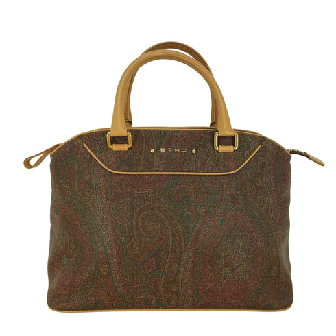 エトロ ETRO イタリア製 レザー ペイズリー ハンドバッグ レディース