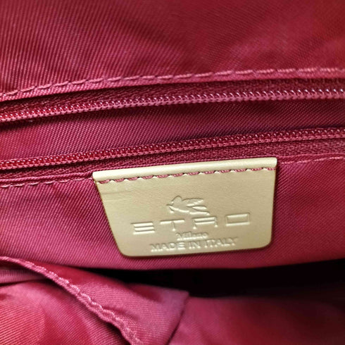 エトロ ETRO イタリア製 レザー ペイズリー ハンドバッグ レディース