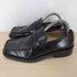 グッチ GUCCI OLD MADE IN ITALY イタリア製 スクエアトゥ レザー コイン ローファー ドレス シューズ メンズ EUR:41.5