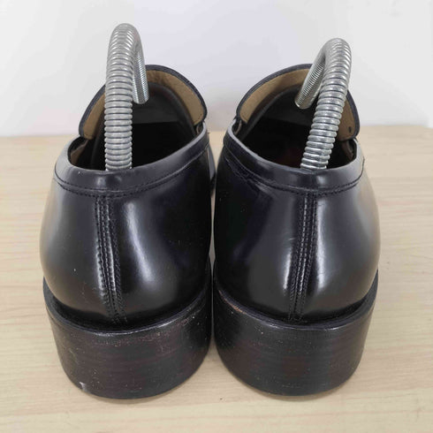 グッチ GUCCI OLD MADE IN ITALY イタリア製 スクエアトゥ レザー コイン ローファー ドレス シューズ メンズ EUR:41.5
