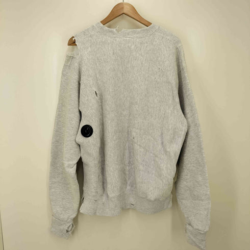 ソフィー SOFFE 90S USA製 LAUREL ワッペン 刺繍 クルーネック スウェット 襤褸 メンズ import:XL