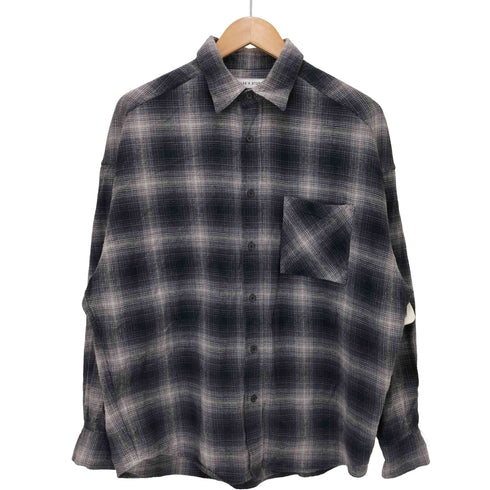 フリークスストア FREAKS STORE Relax Fit オンブレチェックネルシャツ メンズ JPN:S