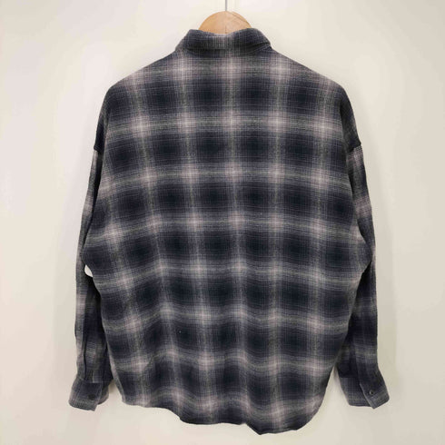 フリークスストア FREAKS STORE Relax Fit オンブレチェックネルシャツ メンズ JPN:S