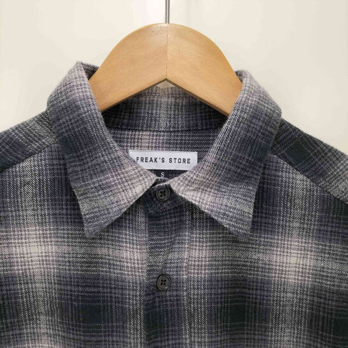 フリークスストア FREAKS STORE Relax Fit オンブレチェックネルシャツ メンズ JPN:S