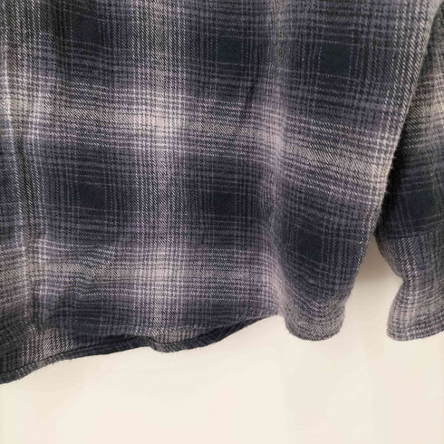 フリークスストア FREAKS STORE Relax Fit オンブレチェックネルシャツ メンズ JPN:S