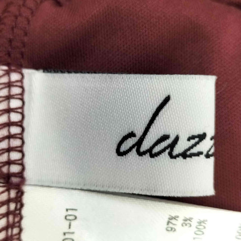 ダズリン dazzlin タックフレアボンディングミニスカート レディース M