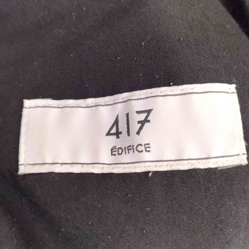 フォーワンセブンバイエディフィス 417 by EDIFICE センタープレス スラックスパンツ メンズ L