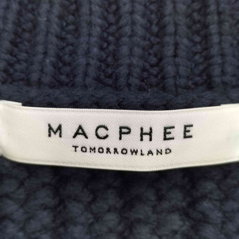 マカフィー MACPHEE ハイブリッドコットン ジップアップベスト レディース JPN:S