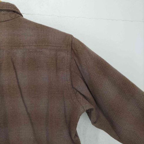 ペンドルトン PENDLETON 50s ラウンド型 チェック柄ウールシャツ メンズ 14