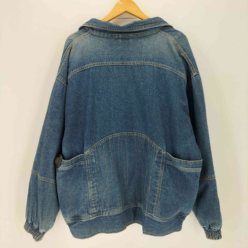 90~00s マルチポケット レイヤードデニムジャケット american casual メンズ