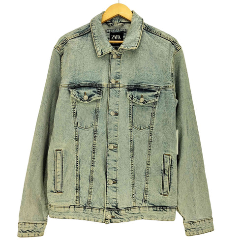 ザラ ZARA 2nd デニムジャケット メンズ import:L