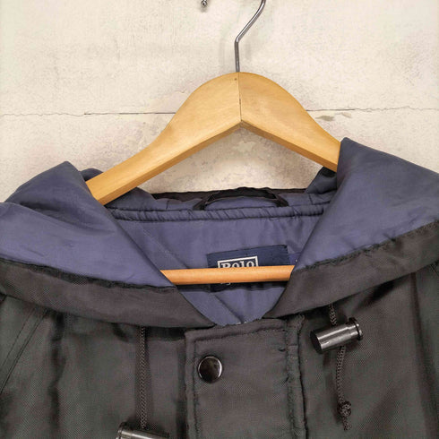 POLO GROUND ロゴ刺繍ベンチコート メンズ L