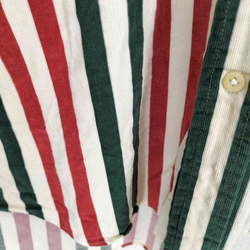 チャップスラルフローレン CHAPS RALPH LAUREN ストライプ コーデュロイBDシャツ メンズ L