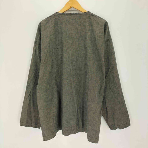 MARIOMOD レースアッププルオーバーシャツ american casual メンズ