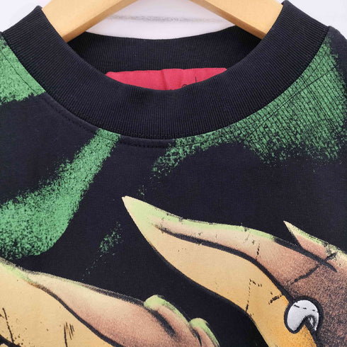 KIDS ACT CLUB 両面 プリントクルーネックTシャツ street メンズ M